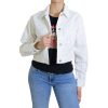 Mieli Abbigliamento Giacchetto Con Ricami E Bottoni Crop Only Bianco Best