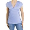 Mieli Abbigliamento Blusa Con Scollo A V Lilla Clearance