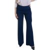 Mieli Abbigliamento Pantaloni Flare Monocolour Con Piega Stirata Imperial Blu Wholesale
