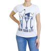 Mieli Abbigliamento T Shirt Con Stampa "Snoopy, New York City" Blu New