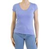 Mieli Abbigliamento T Shirt Con Scollo A V Azzurro Best