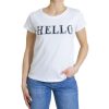 Mieli Abbigliamento T Shirt Con Stampa Hello Nero Best